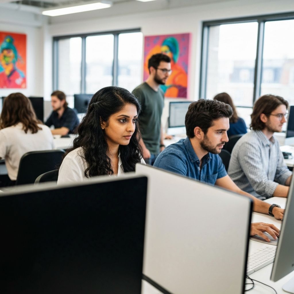 NEFOXION team working on innovative technology projects